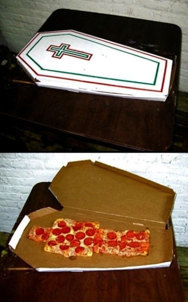 pizza coffin