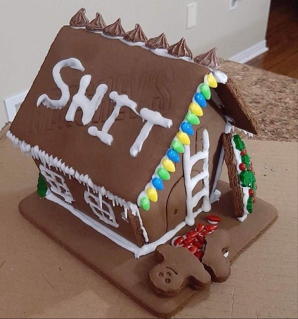 gingerbread house - Shit
