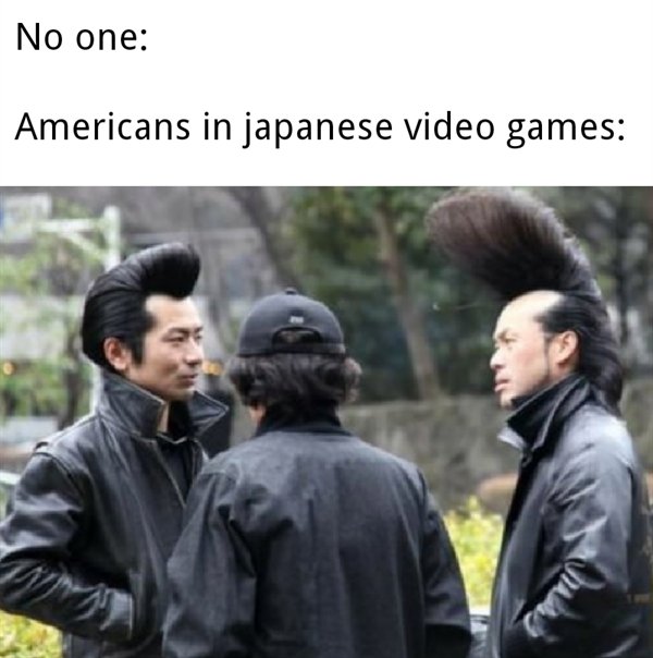 japanese biker gang - No one Americans in japanese video games