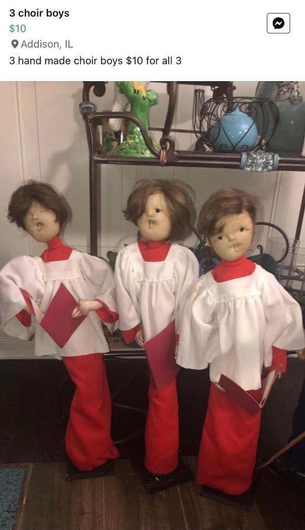costume - 3 choir boys $10 Addison, Il 3 hand made choir boys $10 for all 3