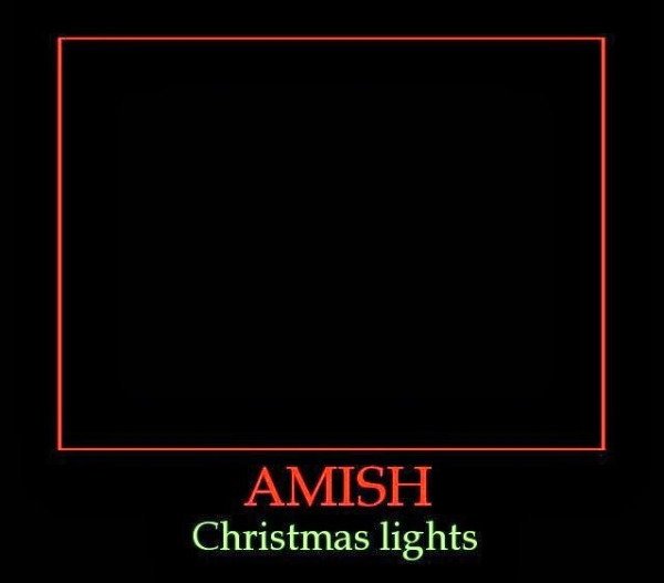 amish christmas lights - Amish Christmas lights