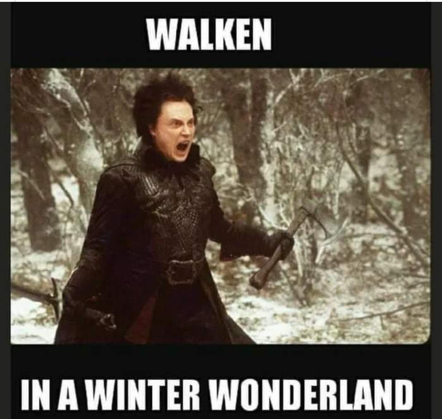 christopher walken headless horseman - Walken In A Winter Wonderland