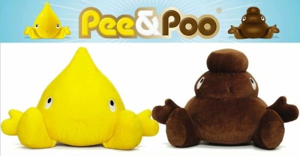 pee and poo plush - Pee& Poo