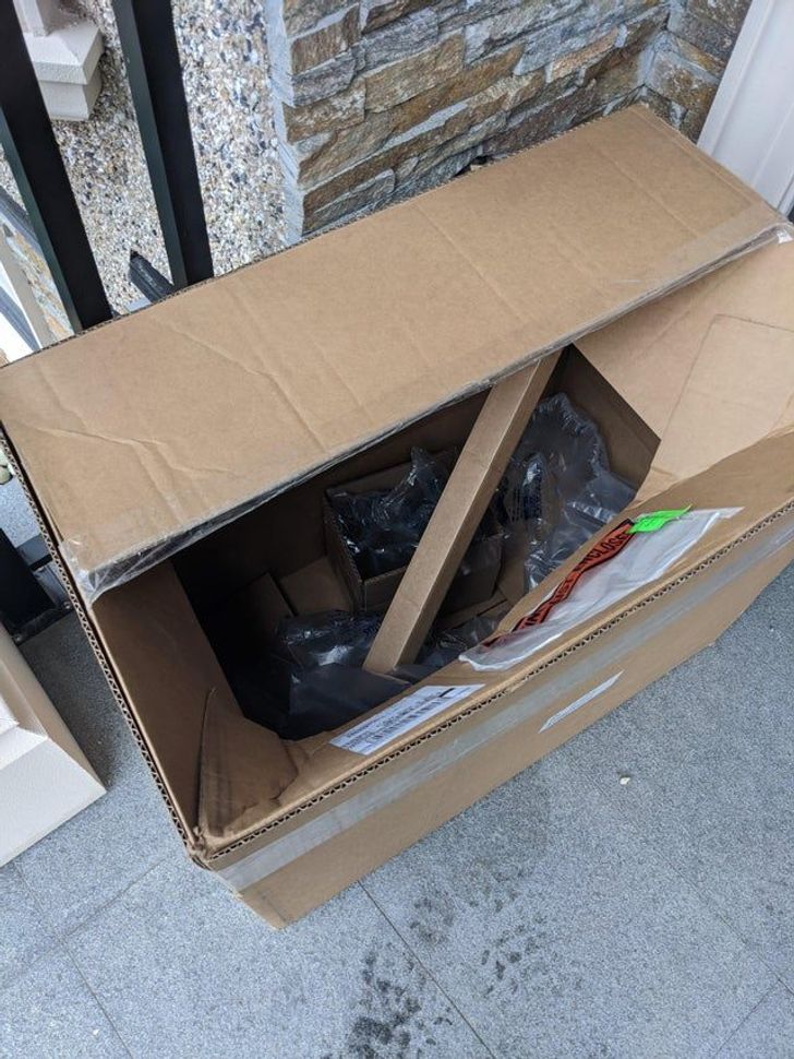 “Ordered $700 worth of PC parts that arrived like this, thanks UPS.”