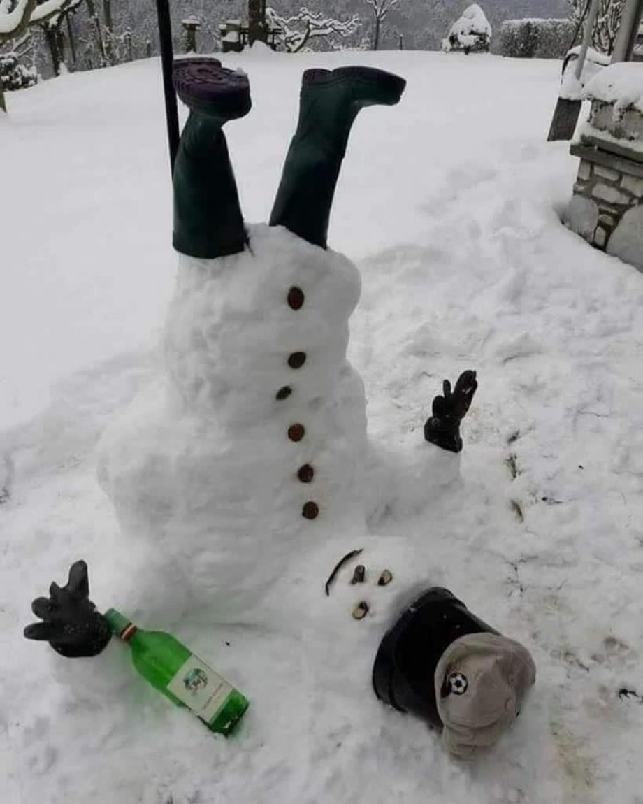 irish snowman - It