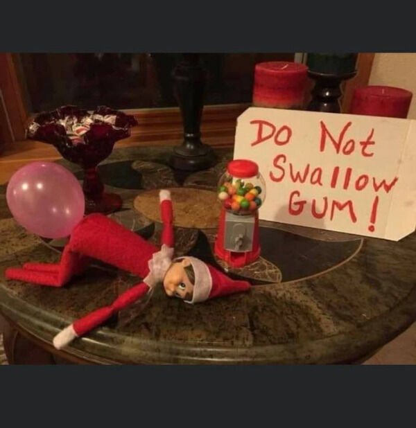 don t swallow gum elf - Do Not Swallow Gum!