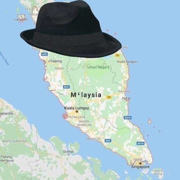 malaysia fedora meme
