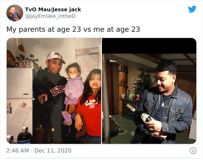 presentation - TvO MauJesse jack Vee_inthed My parents at age 23 vs me at age 23 I 07 Dti