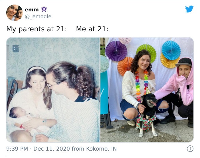 friendship - emm My parents at 21 Me at 21 from Kokomo, In