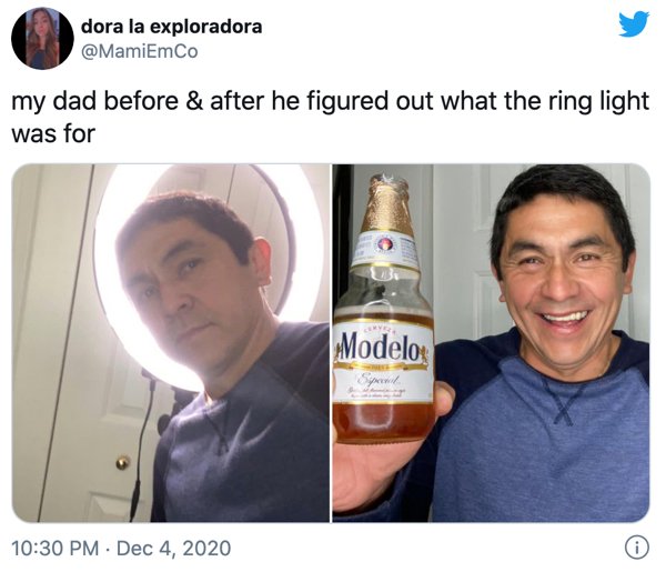 bottle - dora la exploradora Co my dad before & after he figured out what the ring light was for Modelo Spored