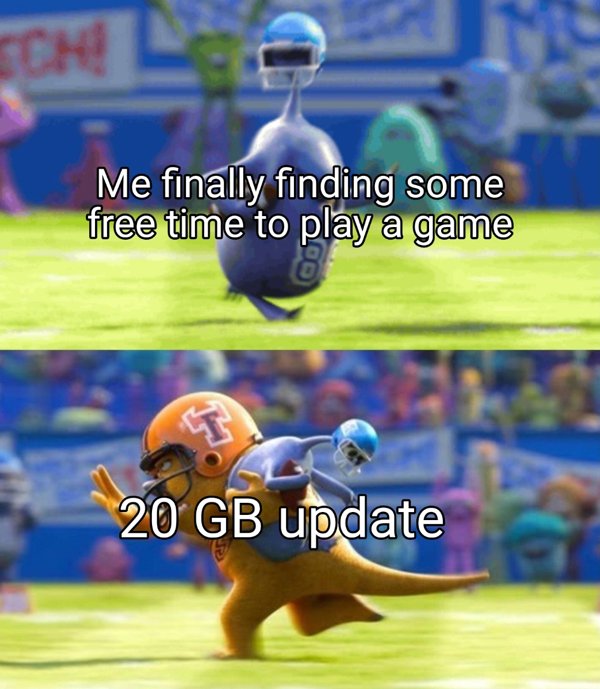 monster university sports - Sch! Me finally finding some free time to play a game 20 Gb update