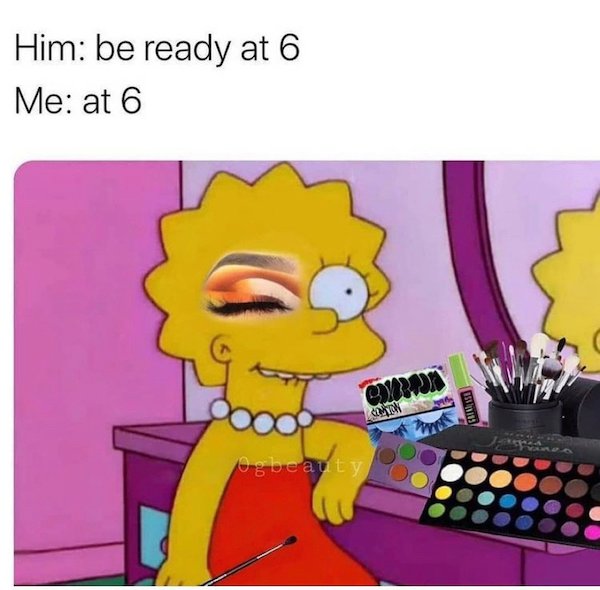 Him be ready at 6 Me at 6 Own Ogbeauty