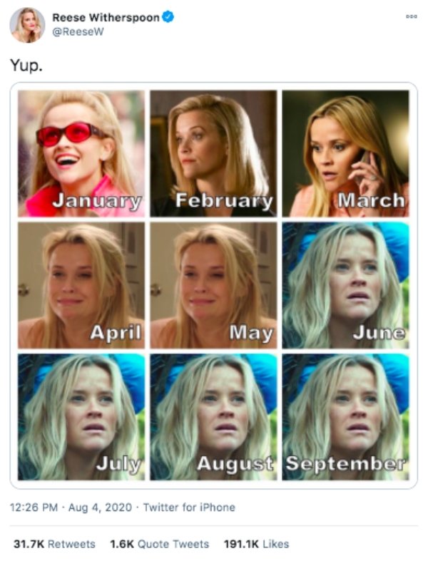 reese witherspoon challenge - Reese Witherspoon Yup. January February March April May June July August September Twitter for iPhone Quote Tweets