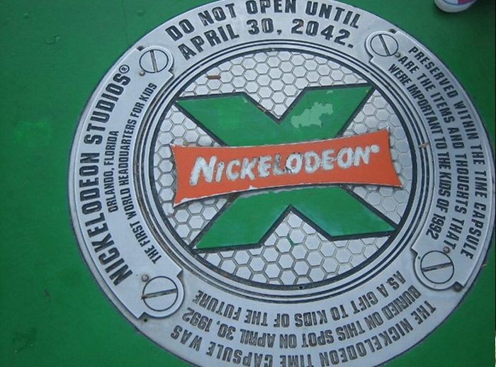 nickelodeon time capsule - NickELODEON Preserved W Kids Within The Time Capsule Were Important To The Kids Of 1992 Pare The Items And Thoughts Thato Do Not Open Until . As A Gift To Kids Of The Future Buried On This Spot On April 30 , 1992 The Nickelodeon