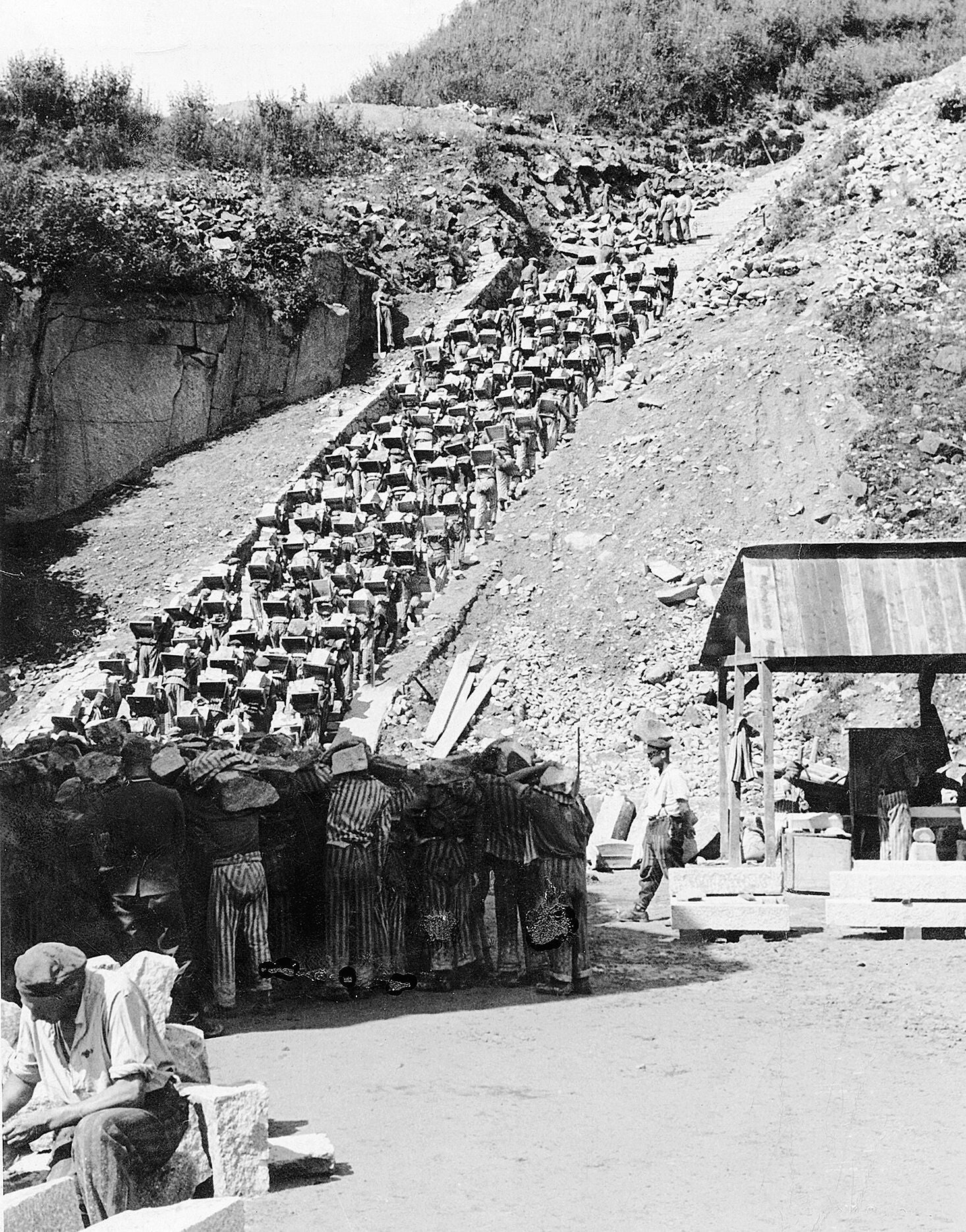 mauthausen stairs of death - 12