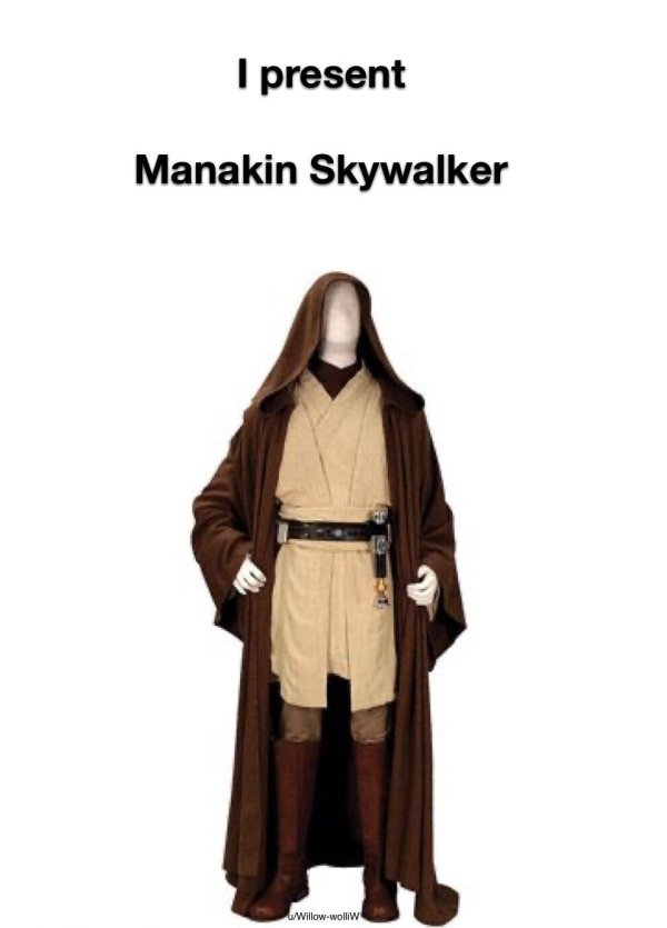 obi wan kenobi costume - I present Manakin Skywalker Willowwolliw