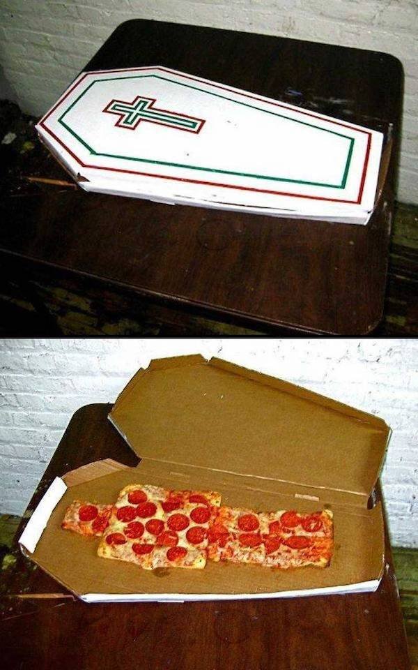 funny depressions memes and jokes - pizza coffin