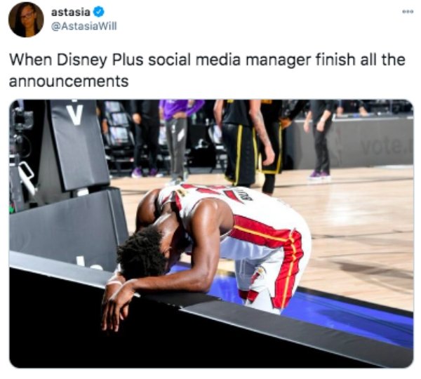 jimmy butler finals - astasia Will When Disney Plus social media manager finish all the announcements Note