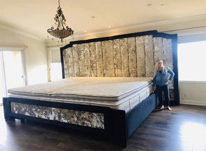 double king size bed