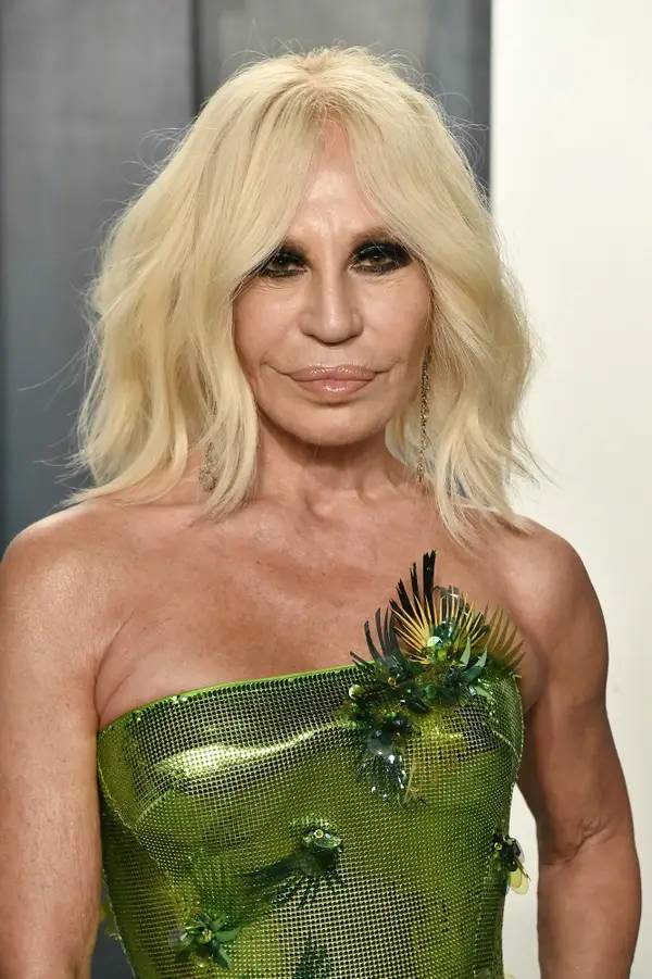 donatella versace vanity fair oscars 2020