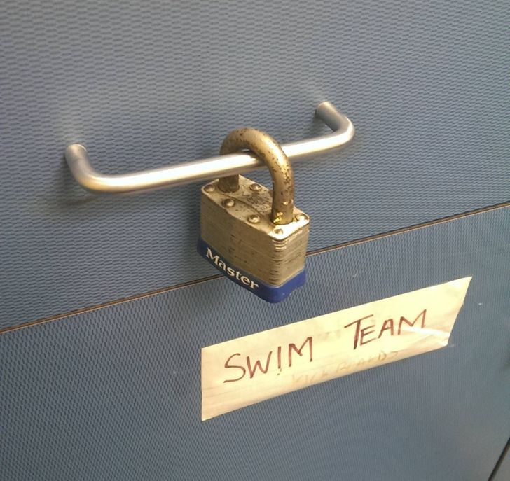 “My boss gave me a key to open this drawer, then started laughing hysterically when I tried unlocking it. I didn’t realize why until now.”