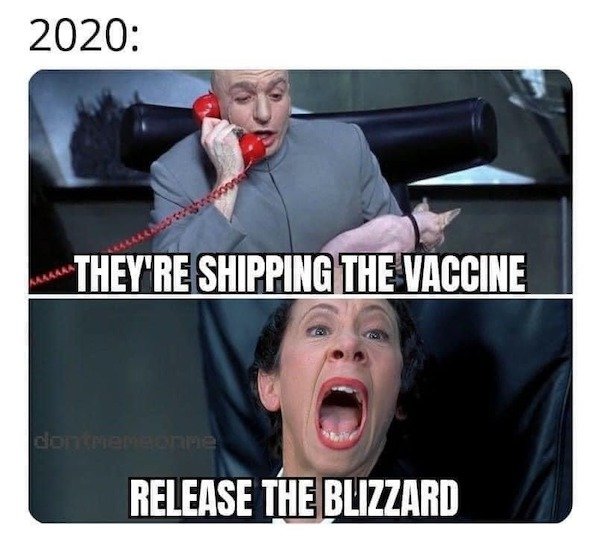 switch back to corona meme - 2020 They'Re Shipping The Vaccine don Channel Release The Blizzard