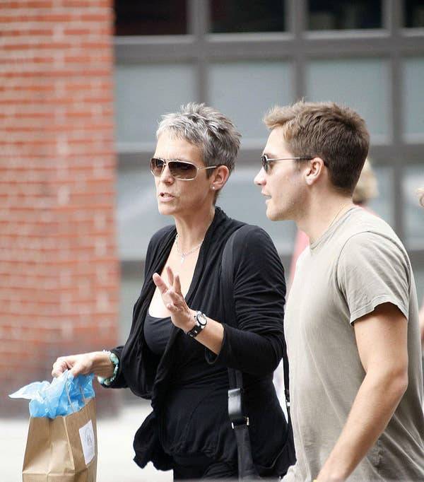 Jamie Lee Curtis is Jake Gyllenhaal's godmother, and Jake is Heath Ledger's daughter's godfather.