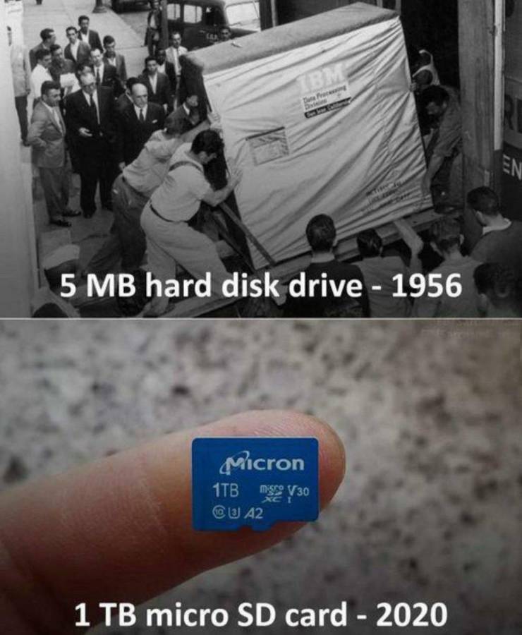 5 mb 1tb - Ibm En 5 Mb hard disk drive 1956 Micron 1TB Cu A2 1 Tb micro Sd card 2020