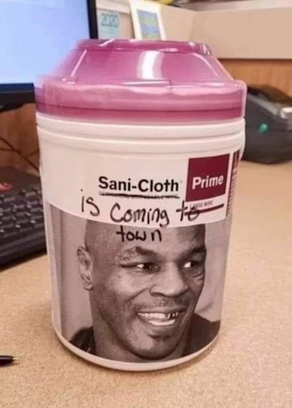 sani cloth mike tyson - is SaniCloth Prime Coming to town