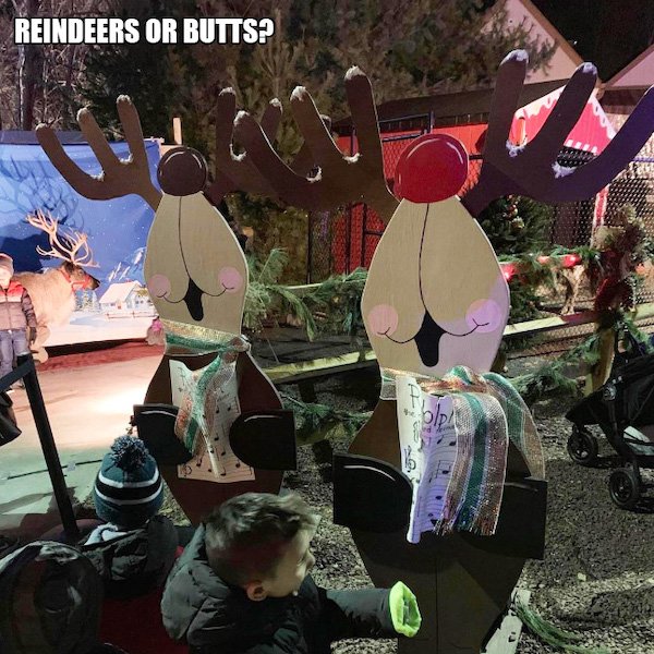 fun - Reindeers Or Butts? blo