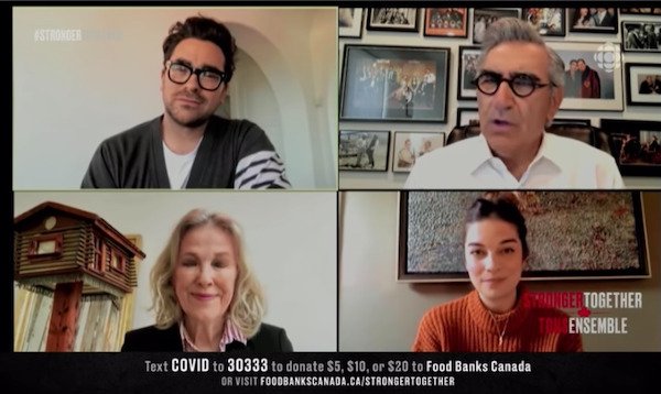 stronger together schitt's creek - Geos Astroneer Ger Together Ensemble Text Covid to 30333 to donate $5, 810, or $20 to Food Banks Canada Or Visit Foodbankscanada.CaStrongertogether