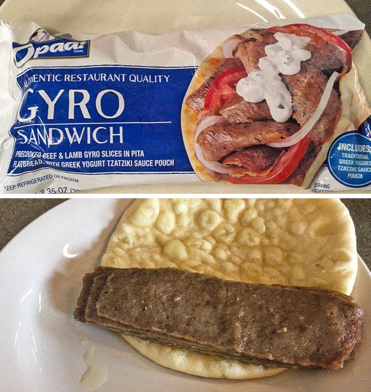 gyro sandwich - Weep Refrigerated Reszex Spaar Wientic Restaurant Quality Gyro Sandwich Precooked Beef & Lamb Gyro Slices In Pita Ratbread. With Greek Yogurt Tzatziki Sauce Pouch Includes Traditional Greek Yogurt Tzatziki Sauci Pouch Serving 135 Oz Da