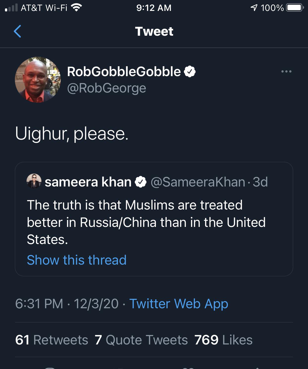 funny comments - Uighur, please. - The truth is that Muslims are treated better in RussiaChina than in the United States.