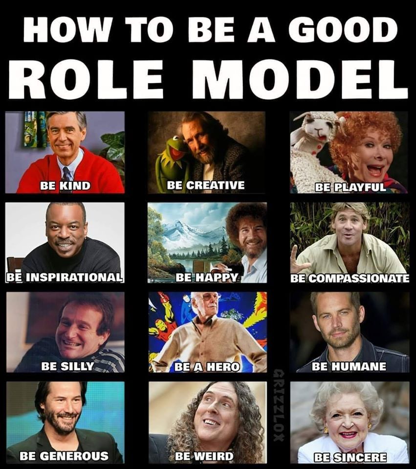 funny memes - how to be a good role model