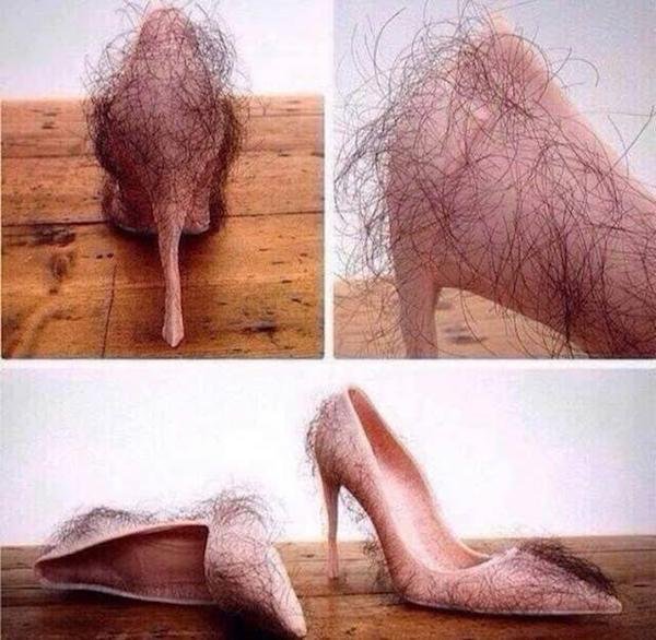 hairy shoes