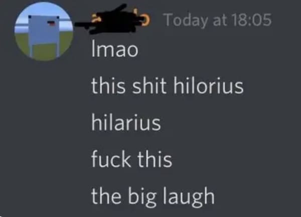 light - Today at Imao this shit hilorius hilarius fuck this the big laugh