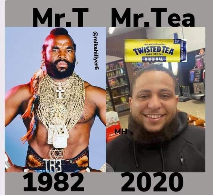 Mr.T Mr.Tea Twistedtea Asl Original Mh Trs 1982 2020