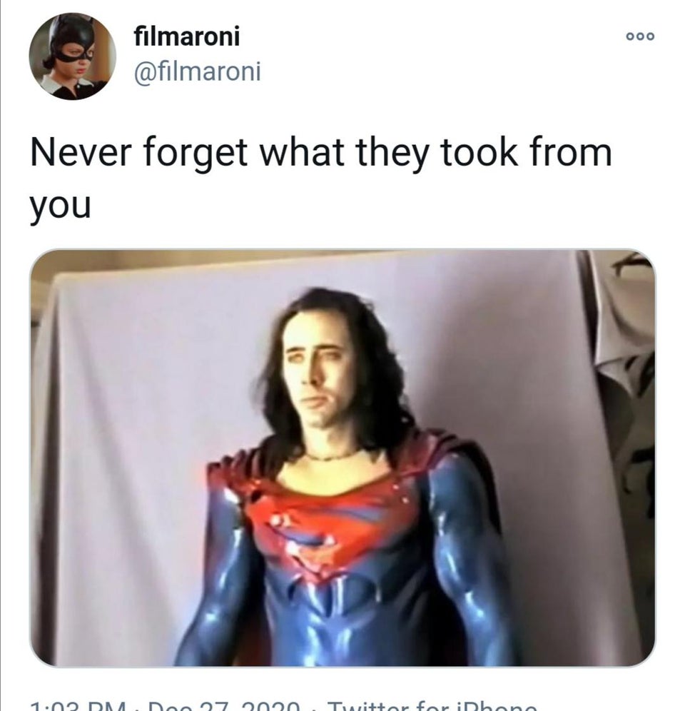nicolas cage superman - 000 filmaroni Never forget what they took from you Vvc Cul Twitter for iphone