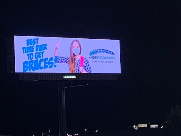 best time ever to get braces billboard - Best Time Ever To Get DepewOrthodontics Depwsmiles Com Braces.