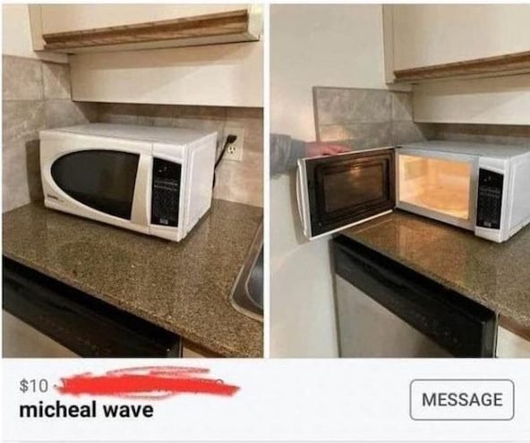 Advertising - $10 micheal wave Message