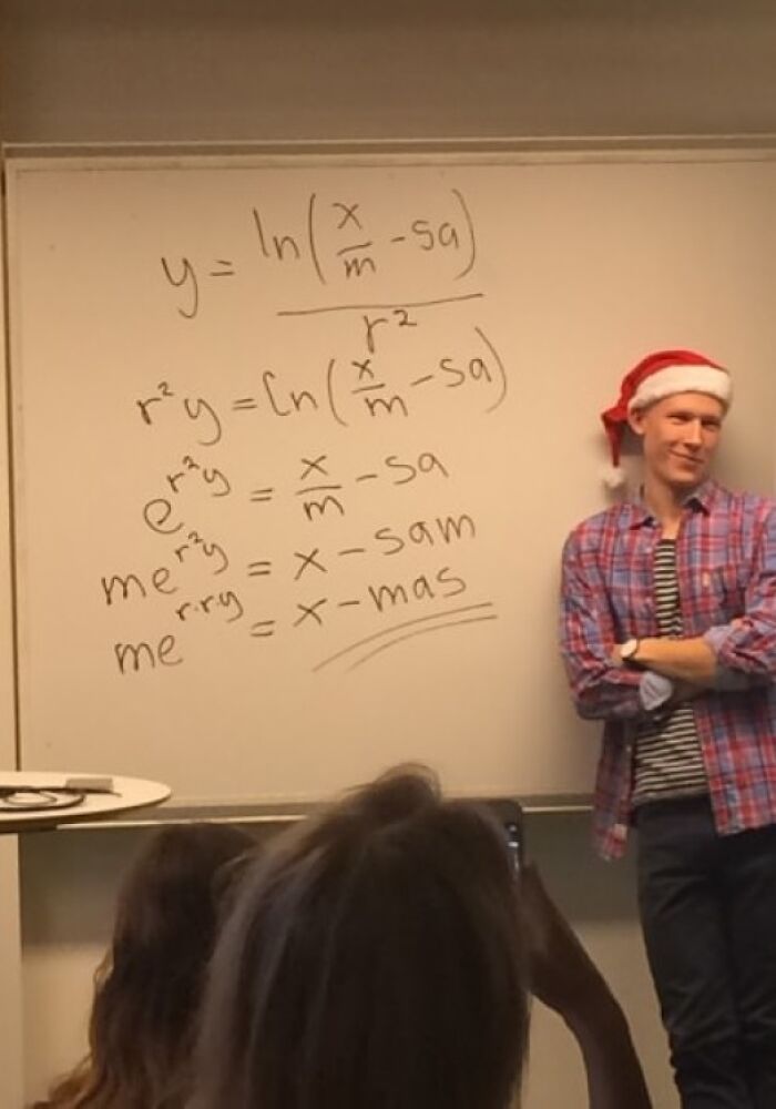 math teacher merry christmas