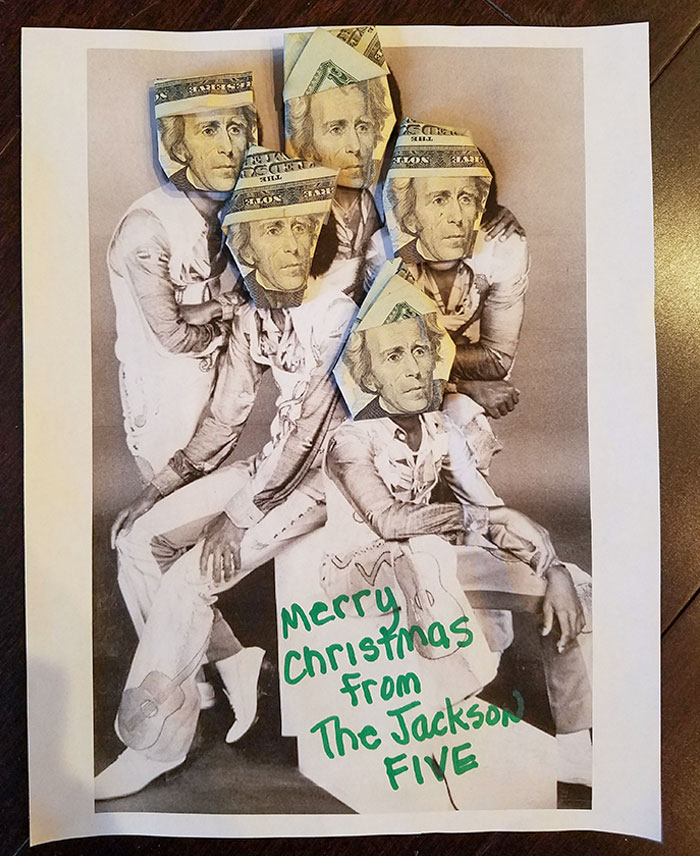 poster - 2 Reales sen Sil Los Hutan Oguce Tel Ra Pelon D Merry Christmas from The Jackson Five