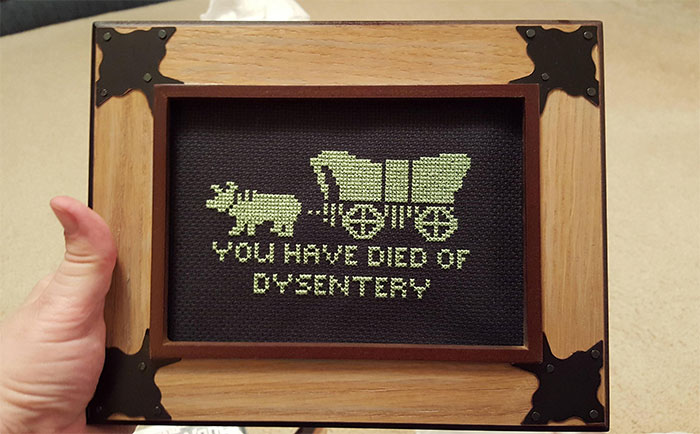 you have died dysentery cross stitch - Vou Have Died Of Dysentery
