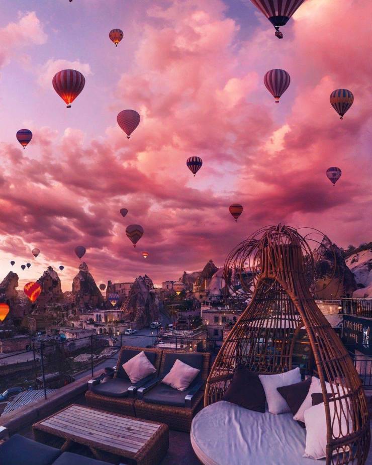 beautiful turkey hot air balloon - Mit