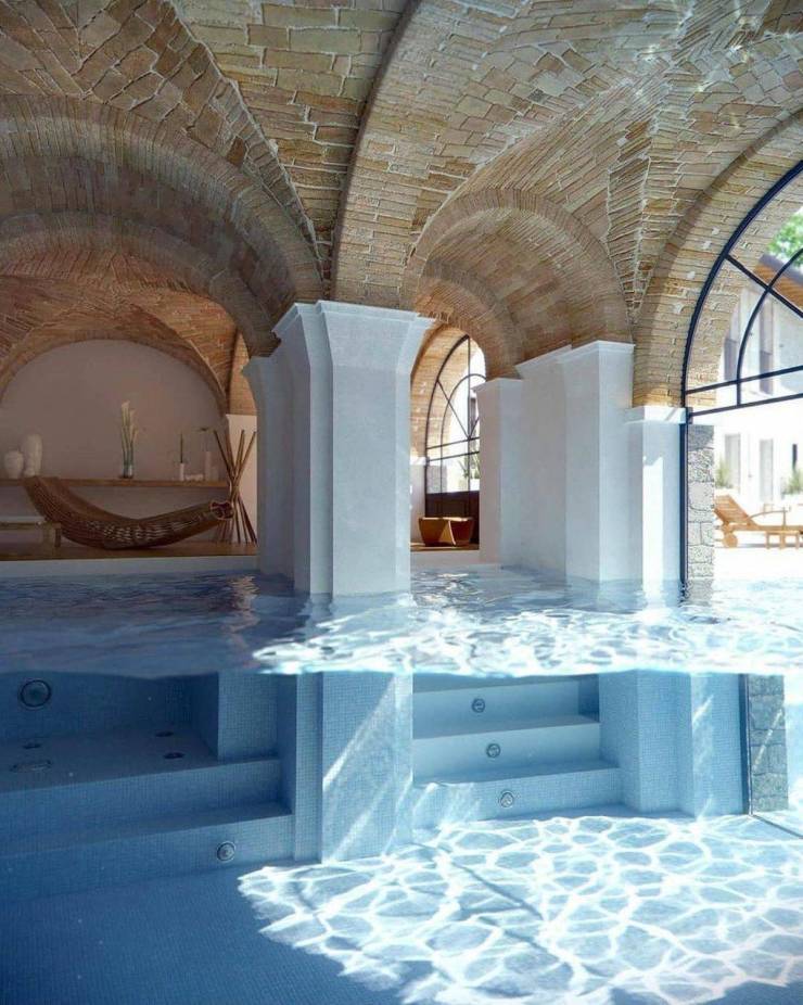 beautiful indoor pool