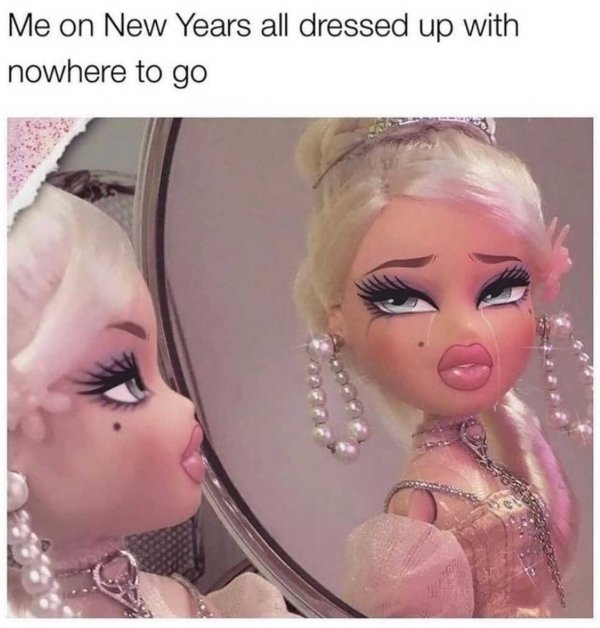 pink aesthetic baddie - Me on New Years all dressed up with nowhere to go