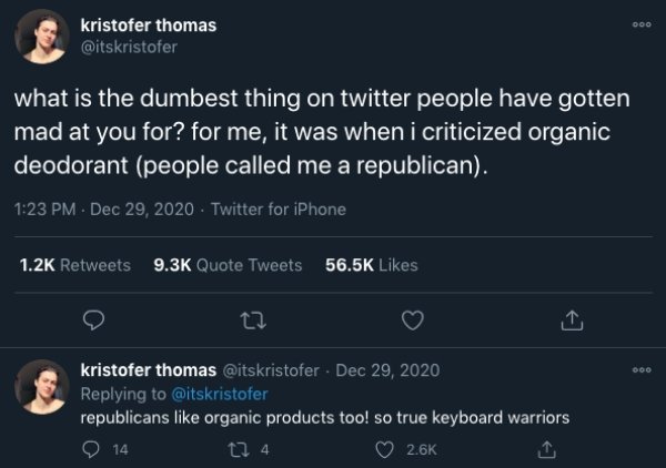 raiden fujin twitter - Doo kristofer thomas what is the dumbest thing on twitter people have gotten mad at you for? for me, it was when i criticized organic deodorant people called me a republican. Twitter for iPhone Quote Tweets 27 kristofer thomas repub