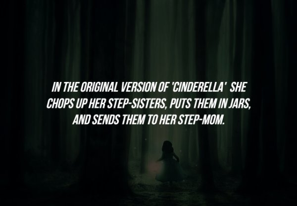 cathedral rock - In The Original Version Of Cinderella' She Chops Up Her StepSisters, Puts Them In Jars, And Sends Them To Her StepMom.