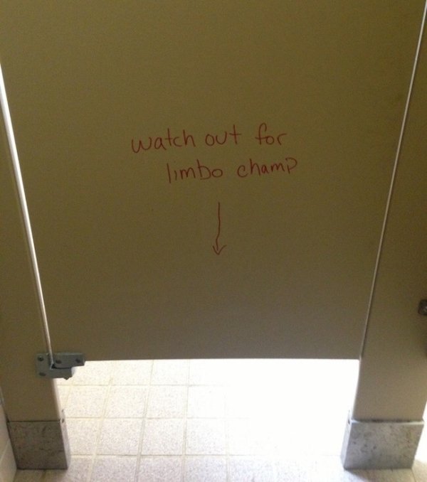 wall - watch out for limbo champ