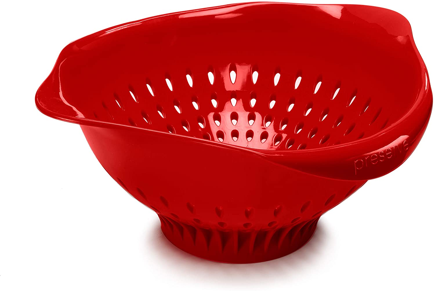 people doing dumb things - red Colander